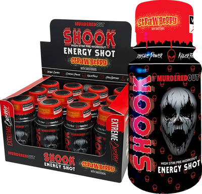 Murdered Out SHOOK Energy Shots - 12 x 60 ml