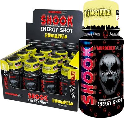 Murdered Out SHOOK Energy Shots - 12 x 60 ml