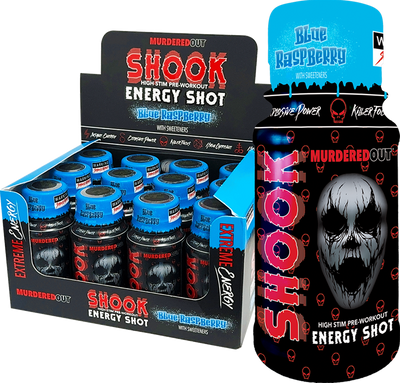 Murdered Out SHOOK Energy Shots - 12 x 60 ml