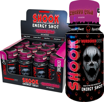 Murdered Out SHOOK Energy Shots - 12 x 60 ml