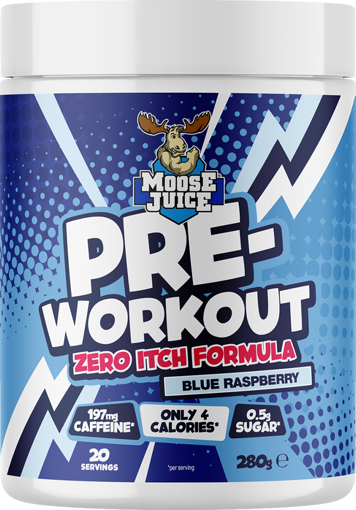 Muscle Moose Pre-Workout Zero Itch Formula - 20 servings