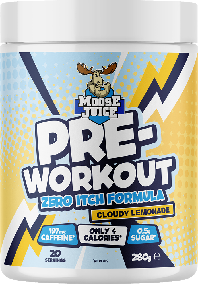 Muscle Moose Pre-Workout Zero Itch Formula - 20 servings