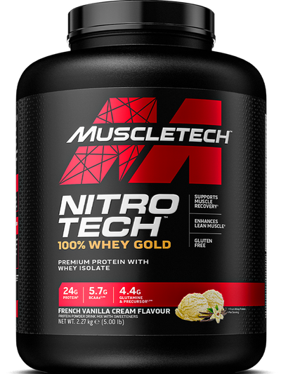 MuscleTech Nitro Tech 100% Whey Gold - 2270 g