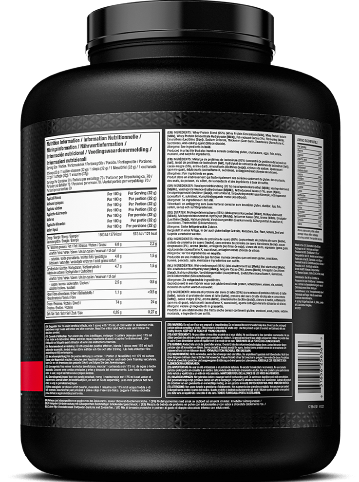 MuscleTech Nitro Tech 100% Whey Gold - 2270 g