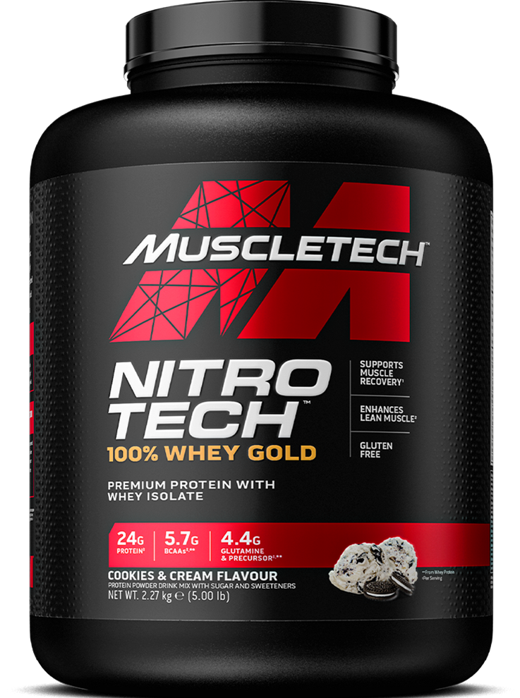 MuscleTech Nitro Tech 100% Whey Gold - 2270 g