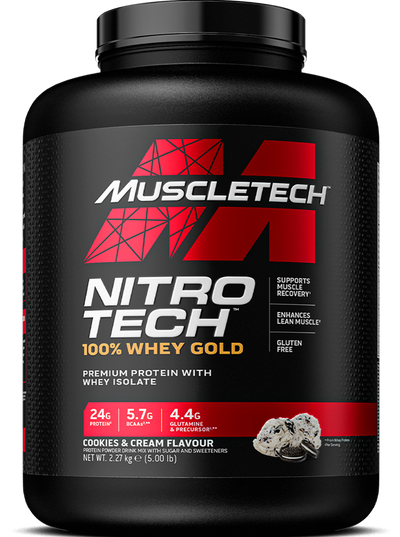 MuscleTech Nitro Tech 100% Whey Gold - 2270 g