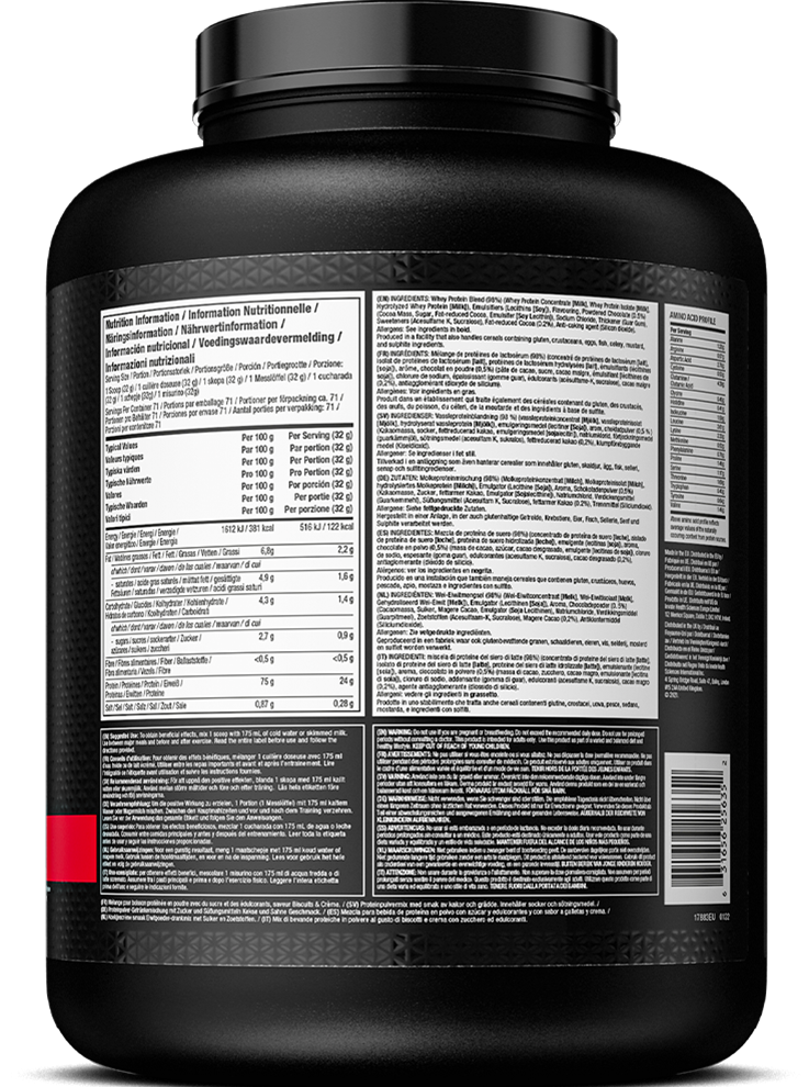 MuscleTech Nitro Tech 100% Whey Gold - 2270 g