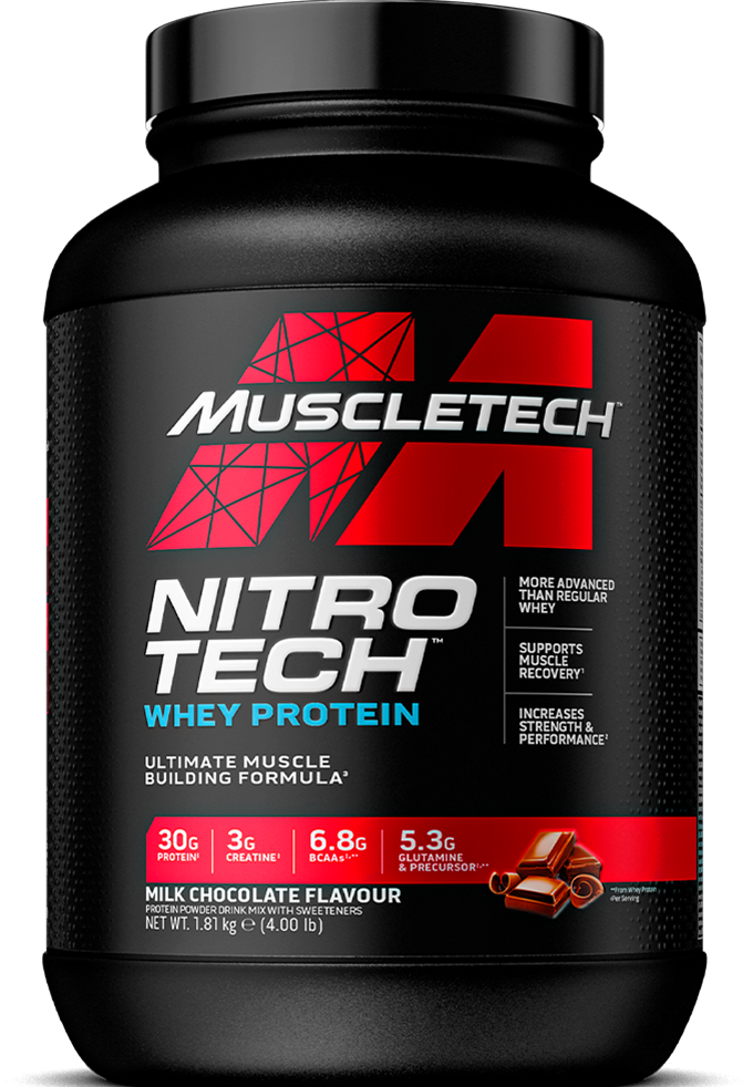 MuscleTech Nitro Tech Whey Protein - 1820 g