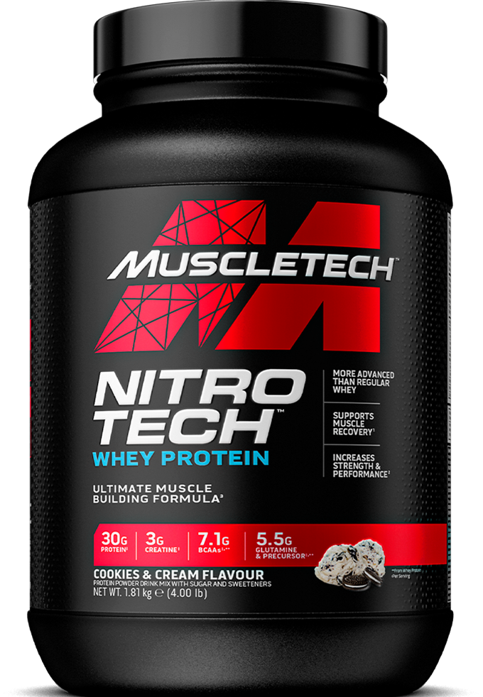 MuscleTech Nitro Tech Whey Protein - 1820 g