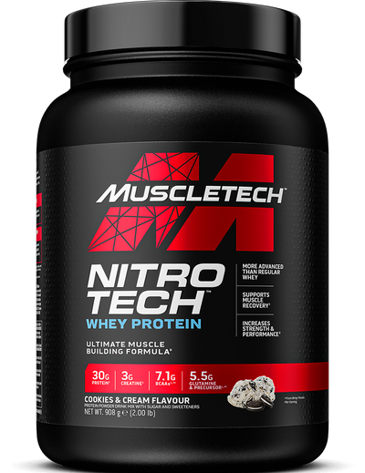 MuscleTech Nitro Tech 100% Whey Gold - 908 g