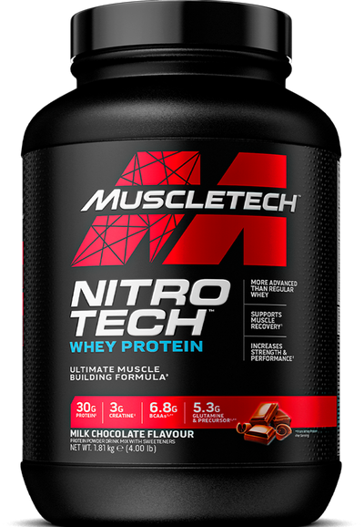 MuscleTech Nitro Tech Whey Protein - 1820 g