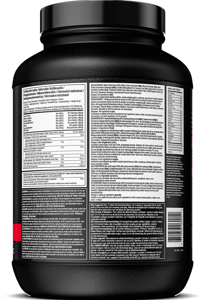 MuscleTech Nitro Tech Whey Protein - 1820 g