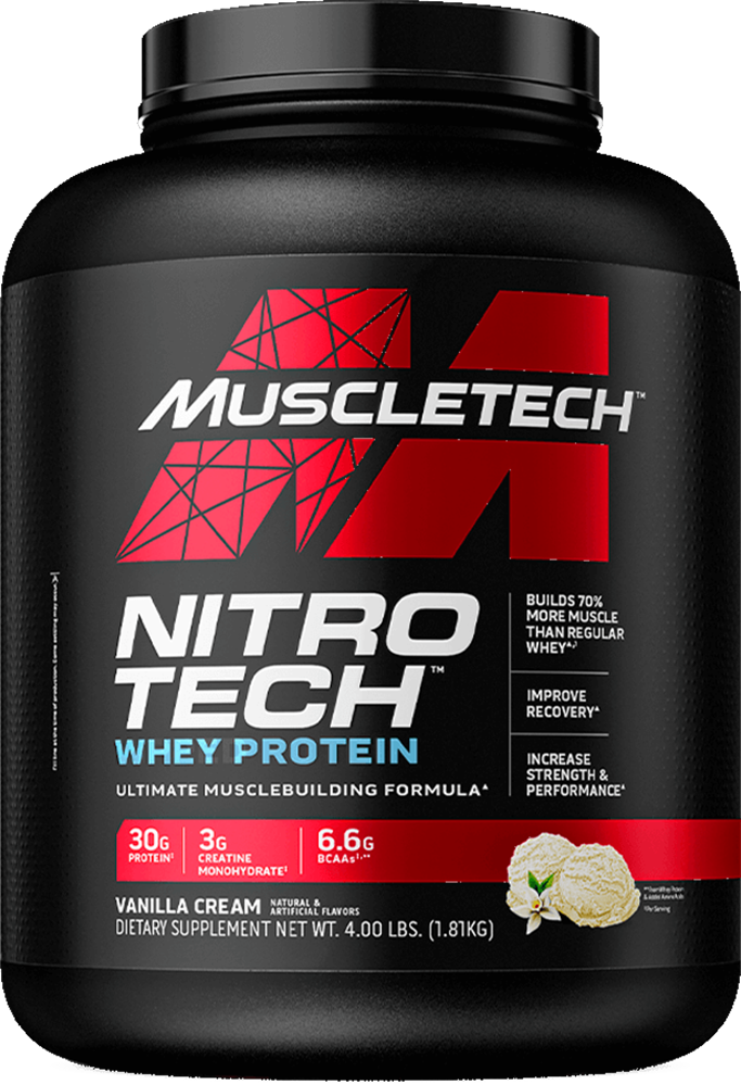 MuscleTech Nitro Tech Whey Protein - 1820 g