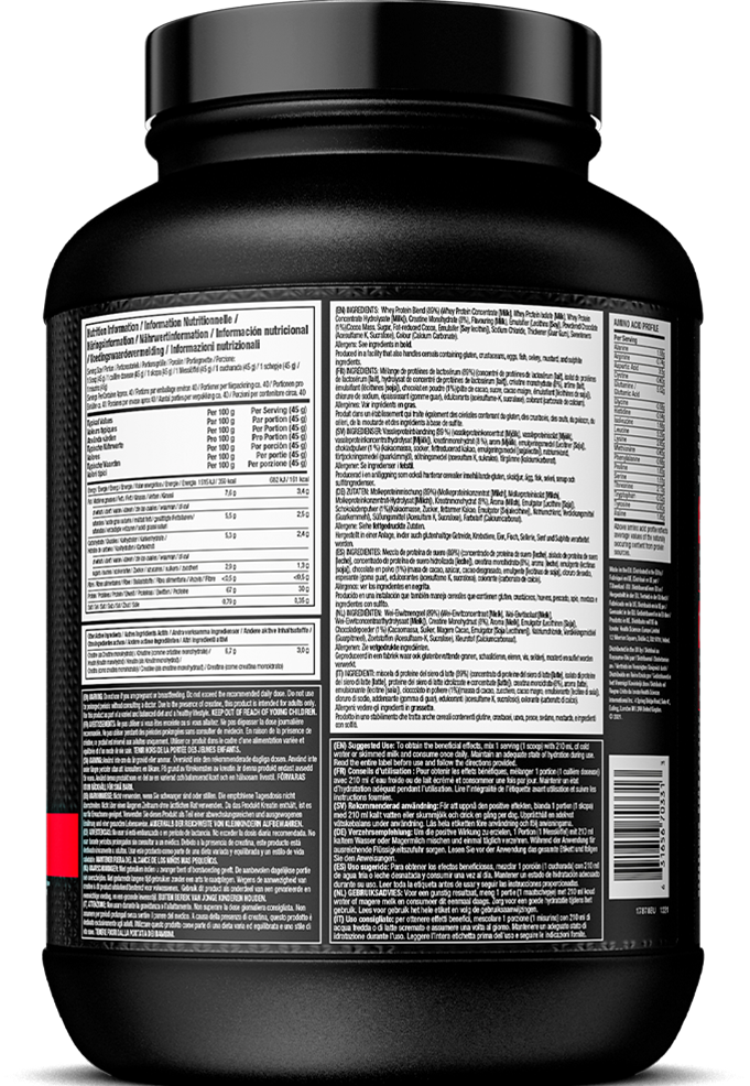 MuscleTech Nitro Tech Whey Protein - 1820 g