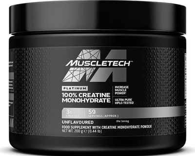 MuscleTech Platinum 100% Creatine Monohydrate - 200 g