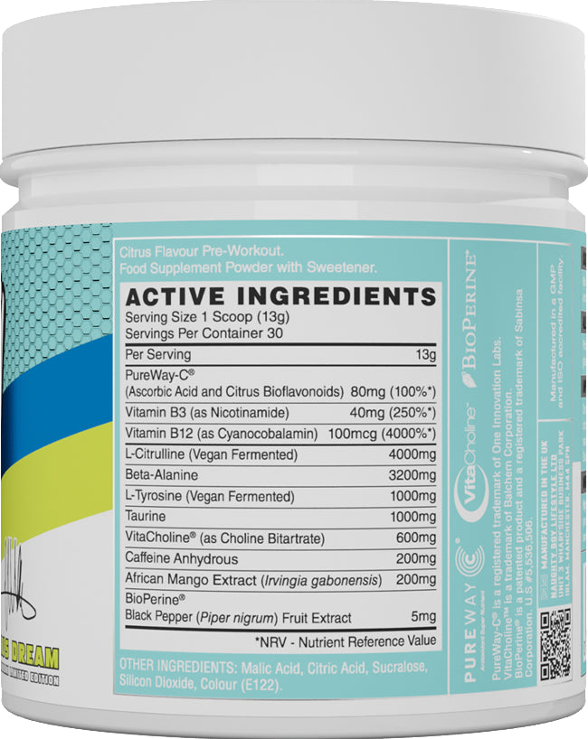 Naughty Boy Energy Pre-Workout - 390 g