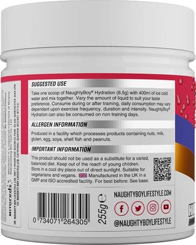 Naughty Boy Hydration - 255 g