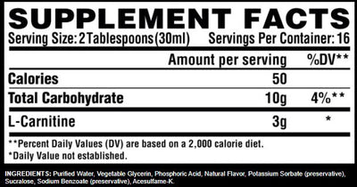 Nutrex Liquid L-Carnitine - 480 ml