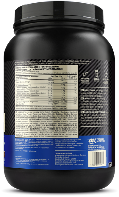 Optimum Nutrition Gold Standard 100% Casein - 900 g