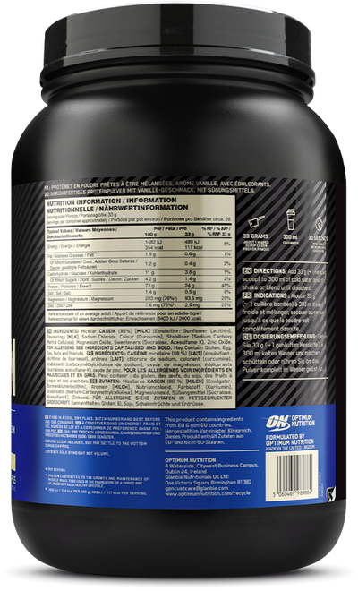 Optimum Nutrition Gold Standard 100% Casein - 900 g