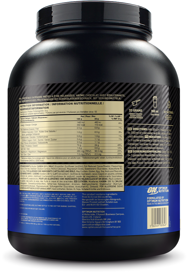 Optimum Nutrition Gold Standard 100% Casein - 1820 g
