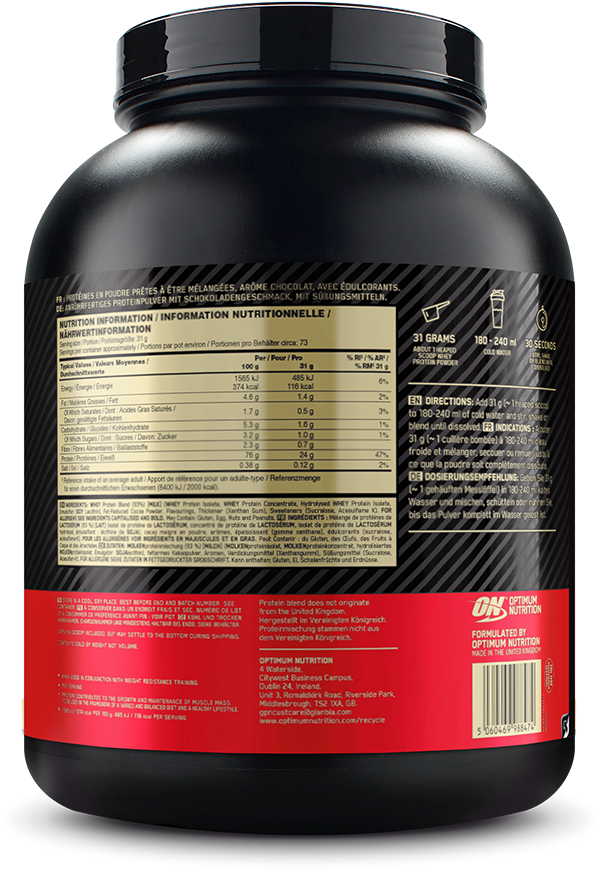 Optimum Nutrition Gold Standard 100% Whey - 2270 g