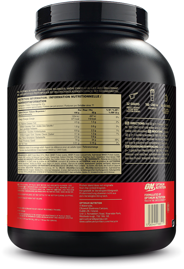 Optimum Nutrition Gold Standard 100% Whey - 2270 g
