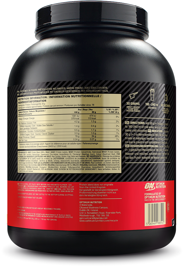 Optimum Nutrition Gold Standard 100% Whey - 2270 g