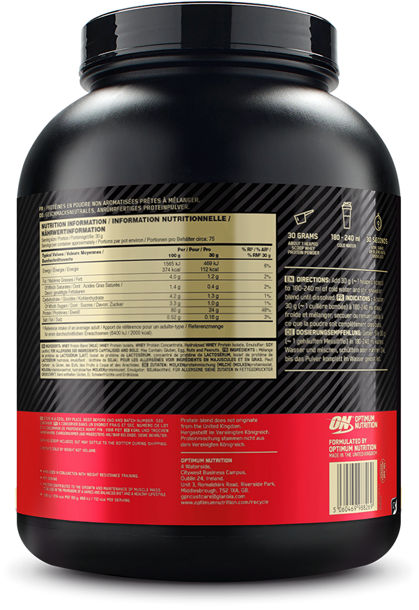 Optimum Nutrition Gold Standard 100% Whey - 2270 g