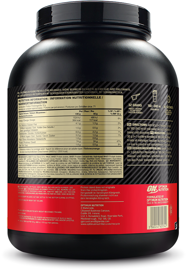 Optimum Nutrition Gold Standard 100% Whey - 2270 g