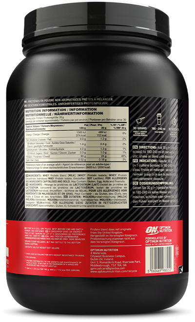 Optimum Nutrition Gold Standard 100% Whey - 900 g