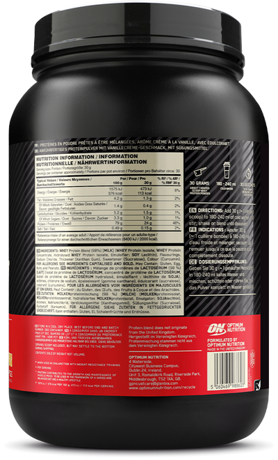 Optimum Nutrition Gold Standard 100% Whey - 900 g