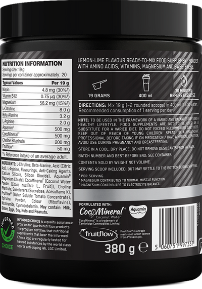 Optimum Nutrition Platinum Pump Pre-Workout - 380 g