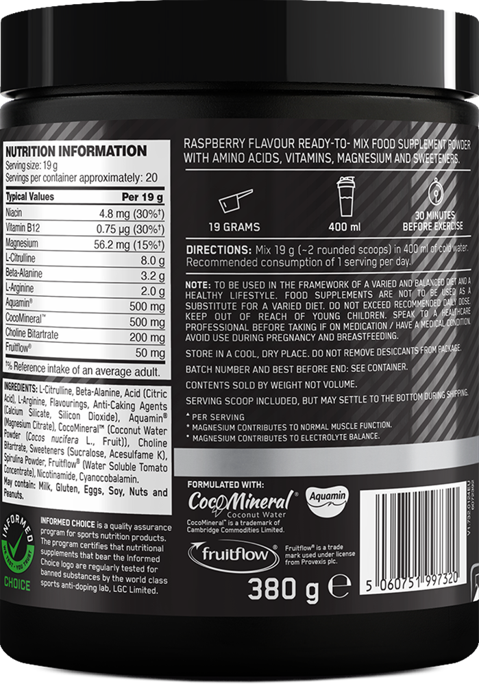 Optimum Nutrition Platinum Pump Pre-Workout - 380 g