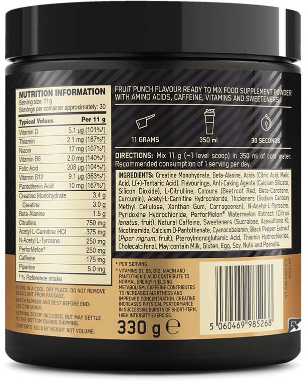 Optimum Nutrition Gold Standard Pre-Workout - 330 g