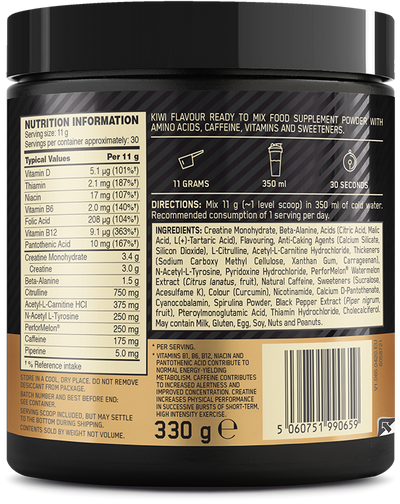 Optimum Nutrition Gold Standard Pre-Workout - 330 g