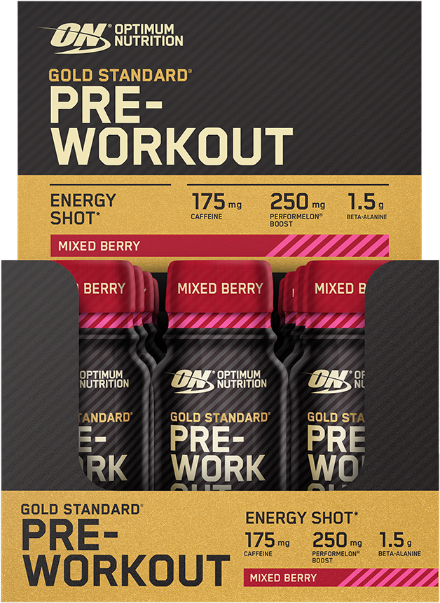 Optimum Nutrition Gold Standard Pre-workout Shot - 12 x 60 ml
