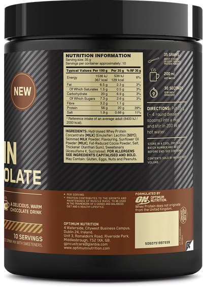 Optimum Nutrition Protein Hot Chocolate - 350 g
