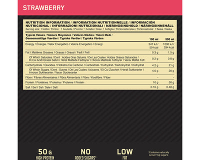 Optimum Nutrition High Protein Shake - 12 x 500 ml