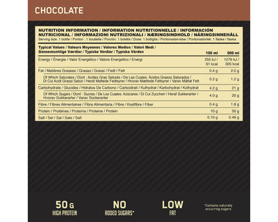 Optimum Nutrition High Protein Shake - 12 x 500 ml