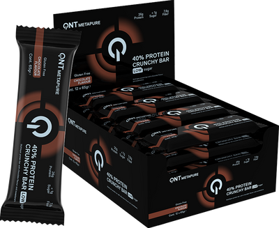 QNT 40% Protein Crunchy Bar - 12 x 65 g