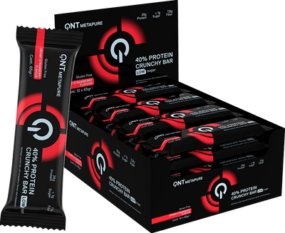 QNT 40% Protein Crunchy Bar - 12 x 65 g