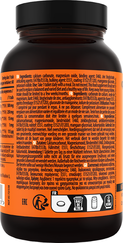QNT Calcium-Magnesium-Zinc - 60 tabs