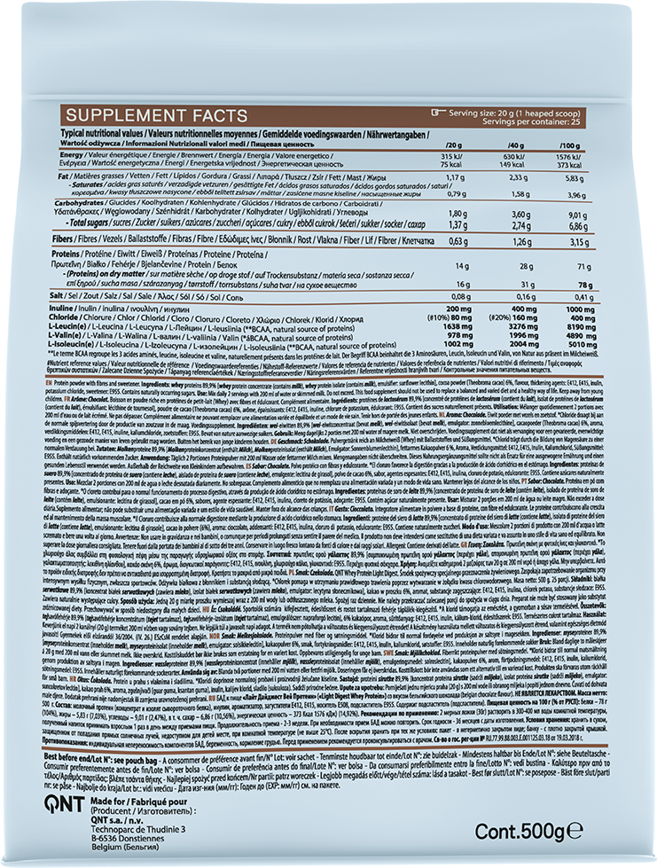 QNT Light Digest Whey - 500 g