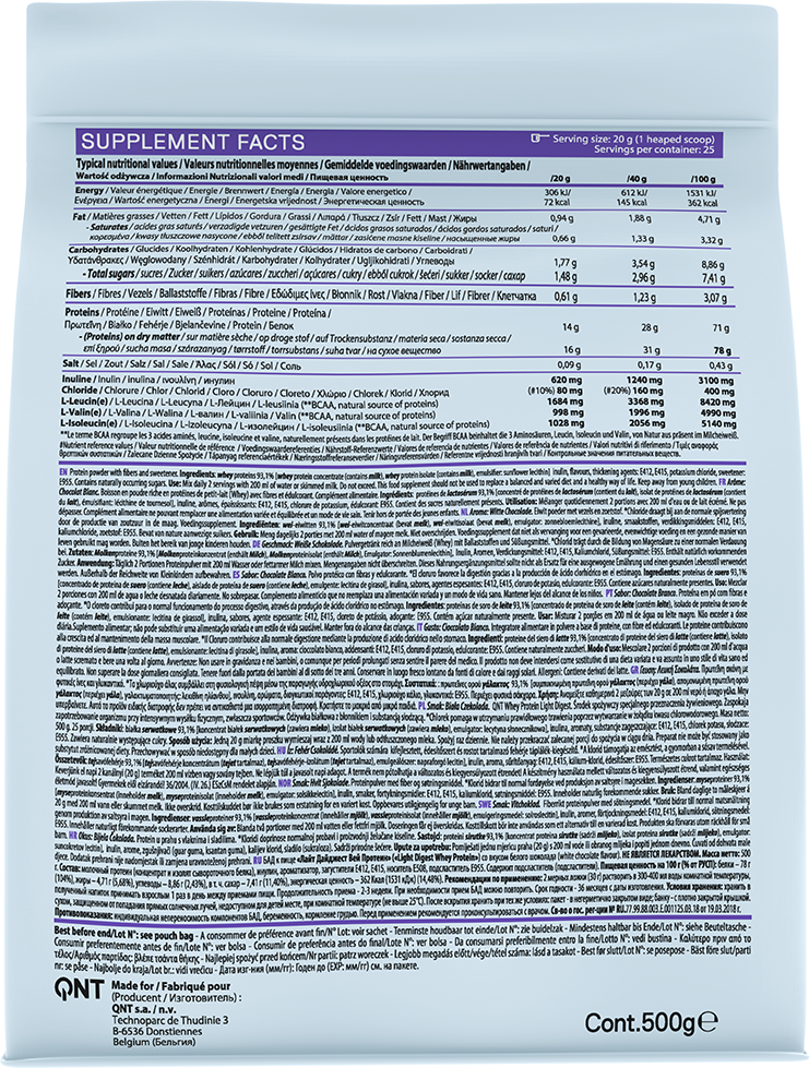 QNT Light Digest Whey - 500 g