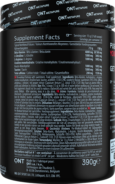 QNT Pre-Workout Overdrive - 390 g