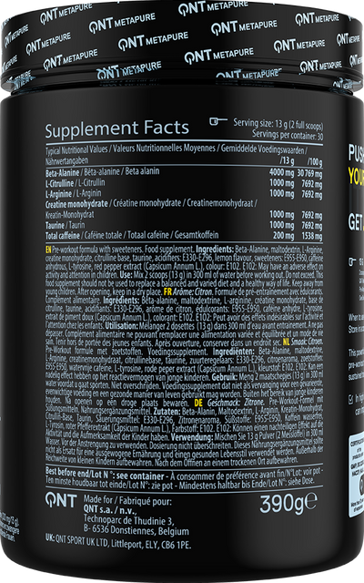 QNT Pre-Workout Overdrive - 390 g