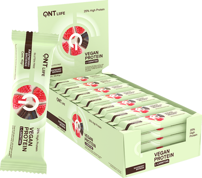 QNT Vegan Protein Bar - 28 x 40 g