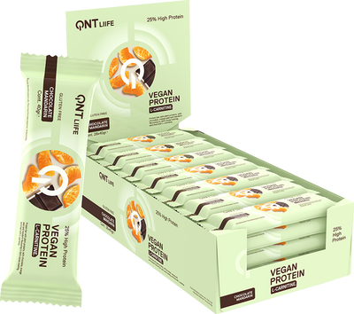 QNT Vegan Protein Bar - 28 x 40 g