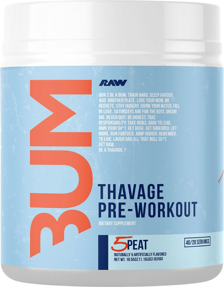 RAW CBUM Thavage Pre-Workout - 40 servings